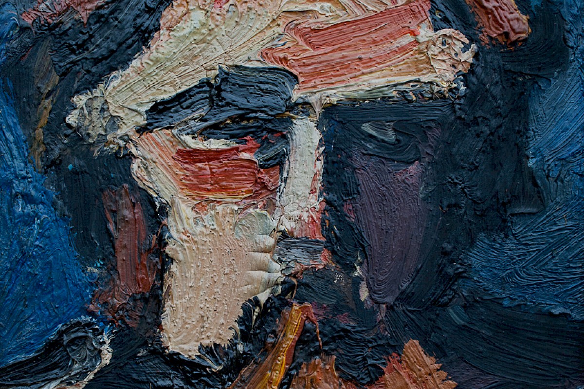 Self-portrait at parc (1972)