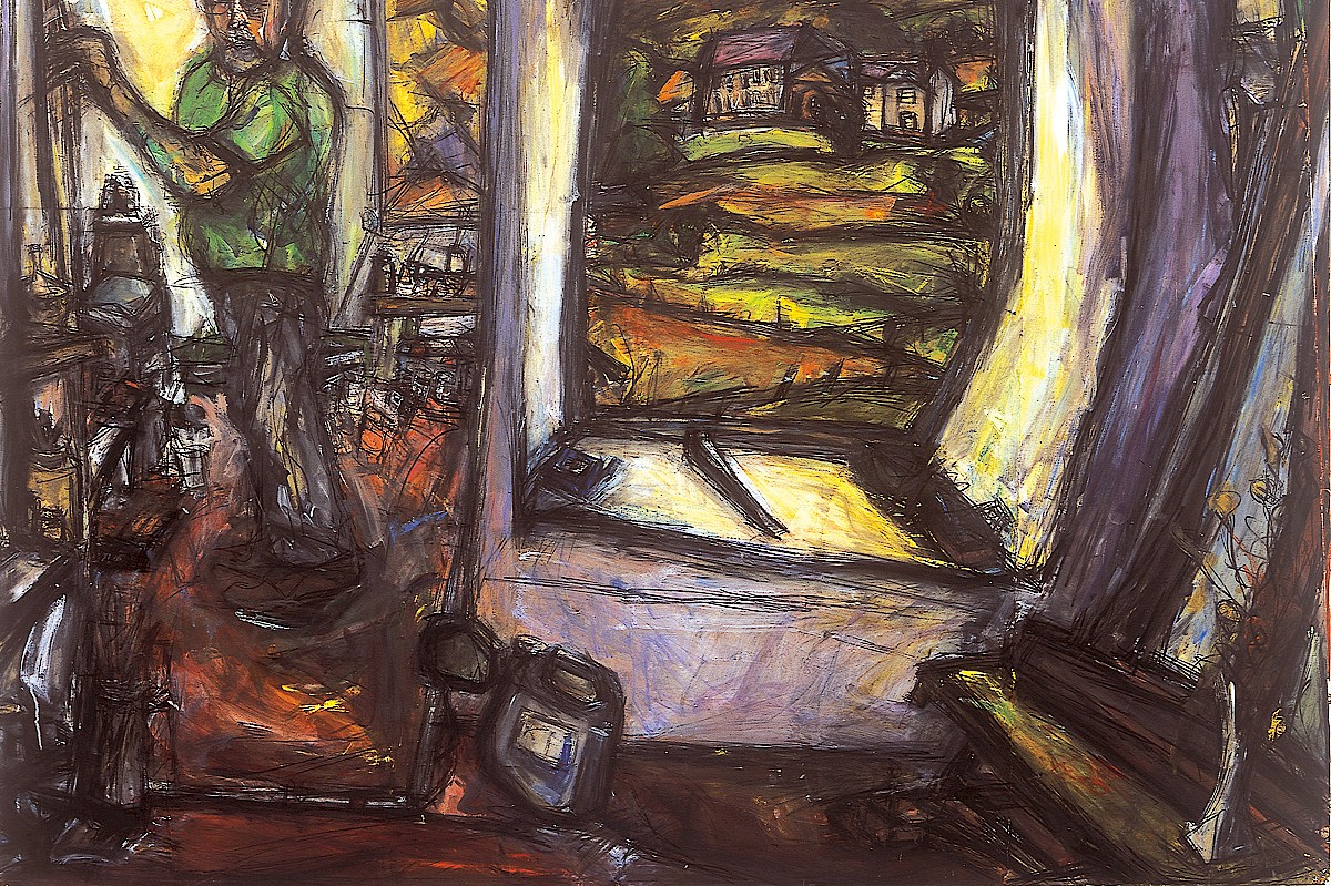 Self-portrait and landscape (2000)