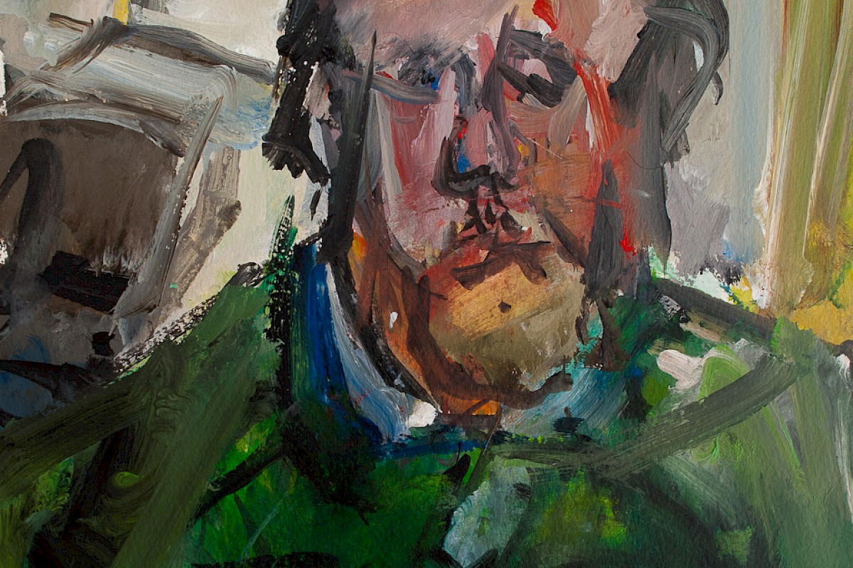 Self-portrait in green (2005)