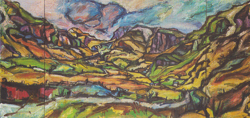 Nant Ffrancon Valley, Summer 1990 Greetings Card