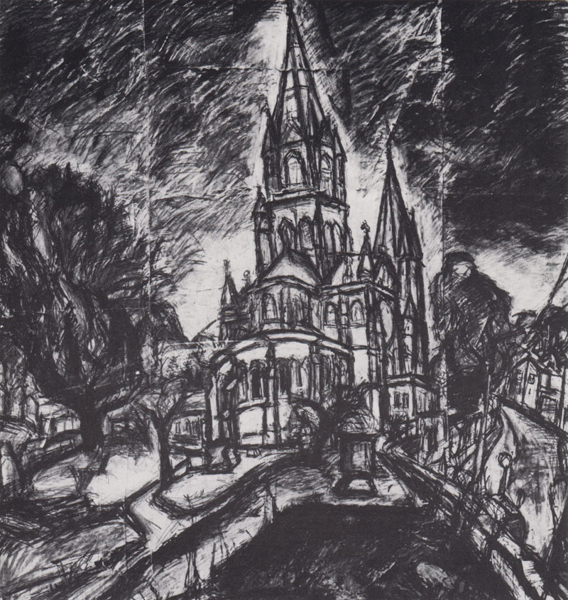 St. Finbar's Cathedral Cork 1987 Greetings Card